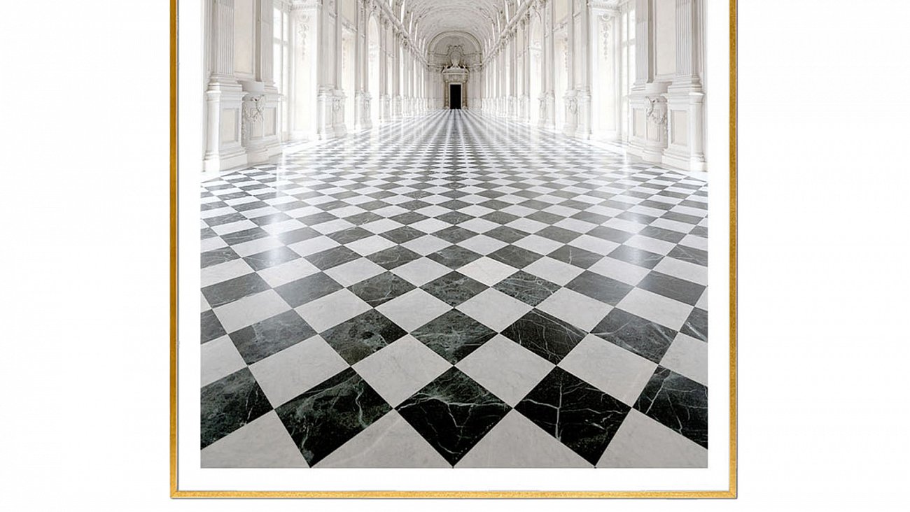 Постер прямоугольный на художественной бумаге 80х60 см "Дворец" EVENHOME ДИЗАЙНЕРСКИЕ 00-3878745 Белый;черный  - Вид №2