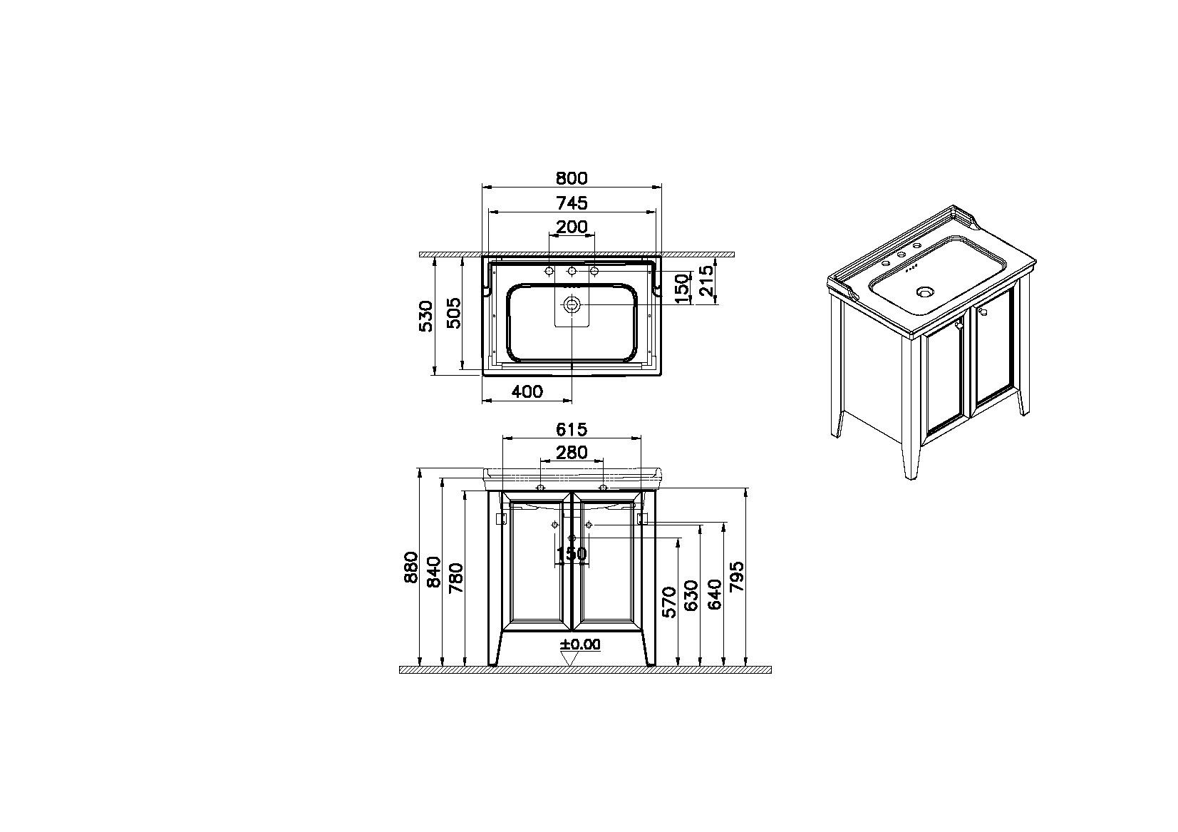 65770 Раковина Vitraglobal Valarte  - Вид №1