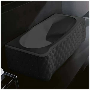 Ванна Gruppo treesse New Classic Young VTL-V6741-DX-KC-C чёрная прямоугольная правая чёрная кожа