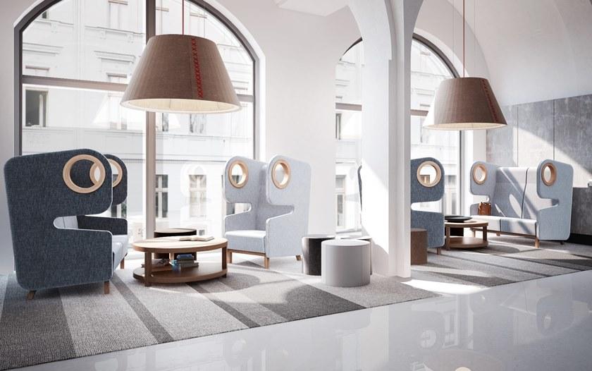 Mikomax Smart Office Диван из шерсти с высокой спинкой Packman sun-id-1419374 - Вид №1