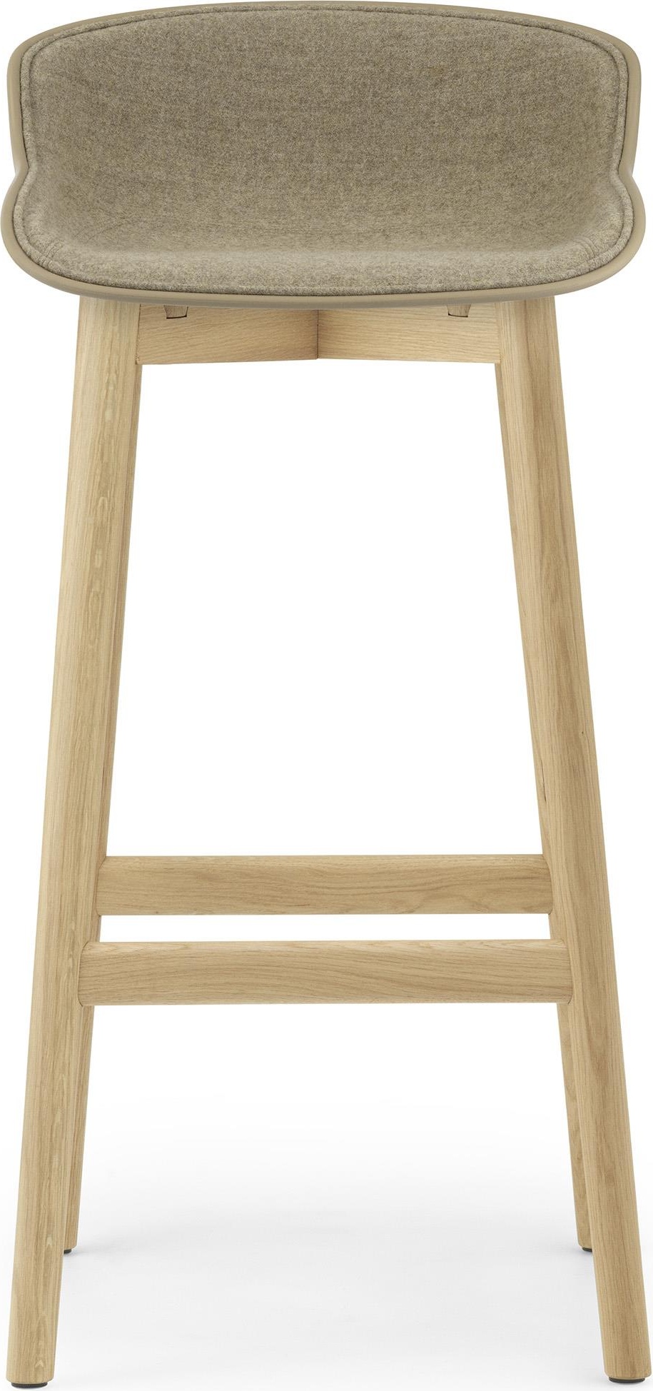 605195 Барный стул 75 см Передняя обивка Дуб Песочный / Synergy Normann Copenhagen Hyg  - Вид №1