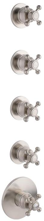 GUGLIELMI Встраиваемый термостатический смеситель для душа на 5 отверстий Classica Fiin00992 - Вид №1