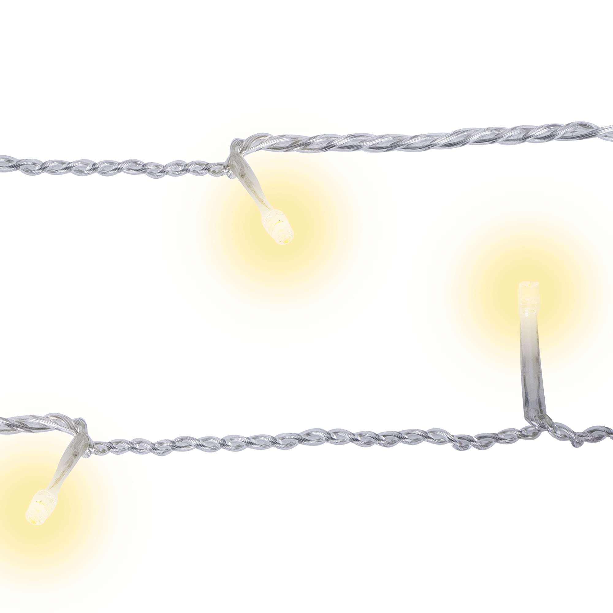 82061435 Электрогирлянда наружная «Занавес» 20 м 96 LED тёплый белый Santreyd  - Вид №1
