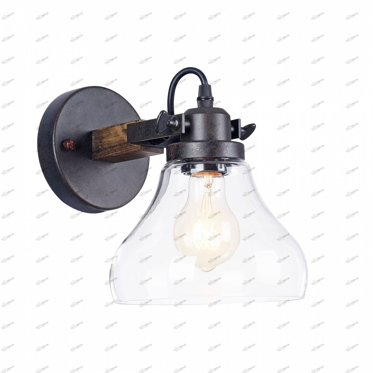 Бра настенное черное Lorenza FR4171-WL-01-B FREYA LOFT 00-3957491 Черный