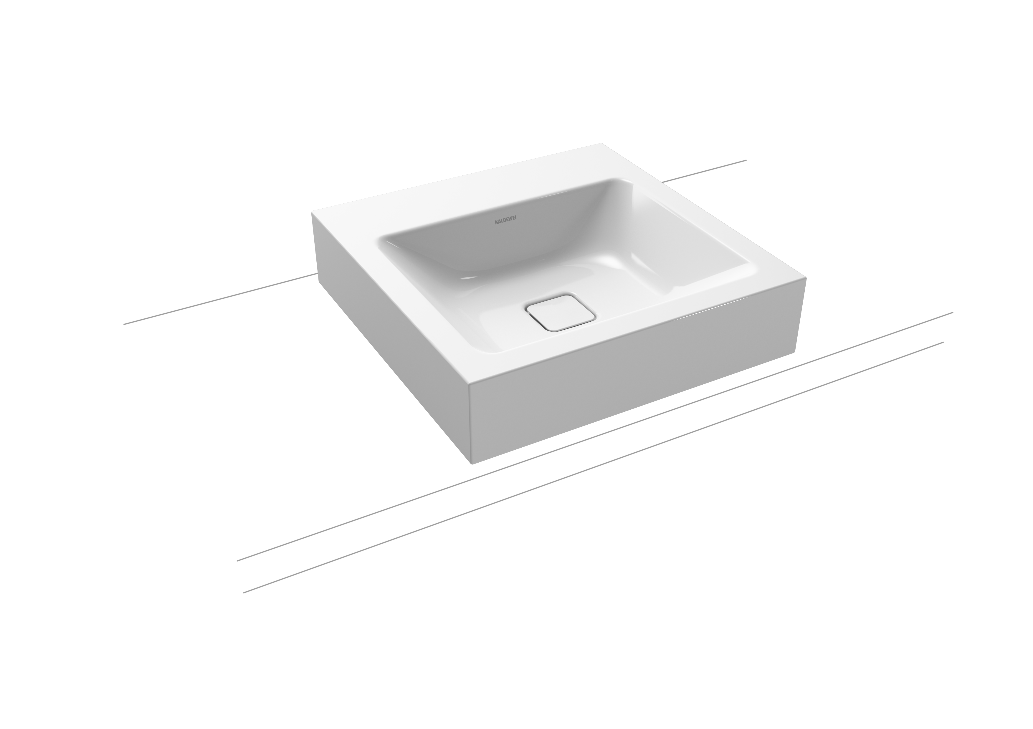 Умывальник KALDEWEI Сталь эмалированная 3085 282 холодный серый 90 30853319282 - Вид №1
