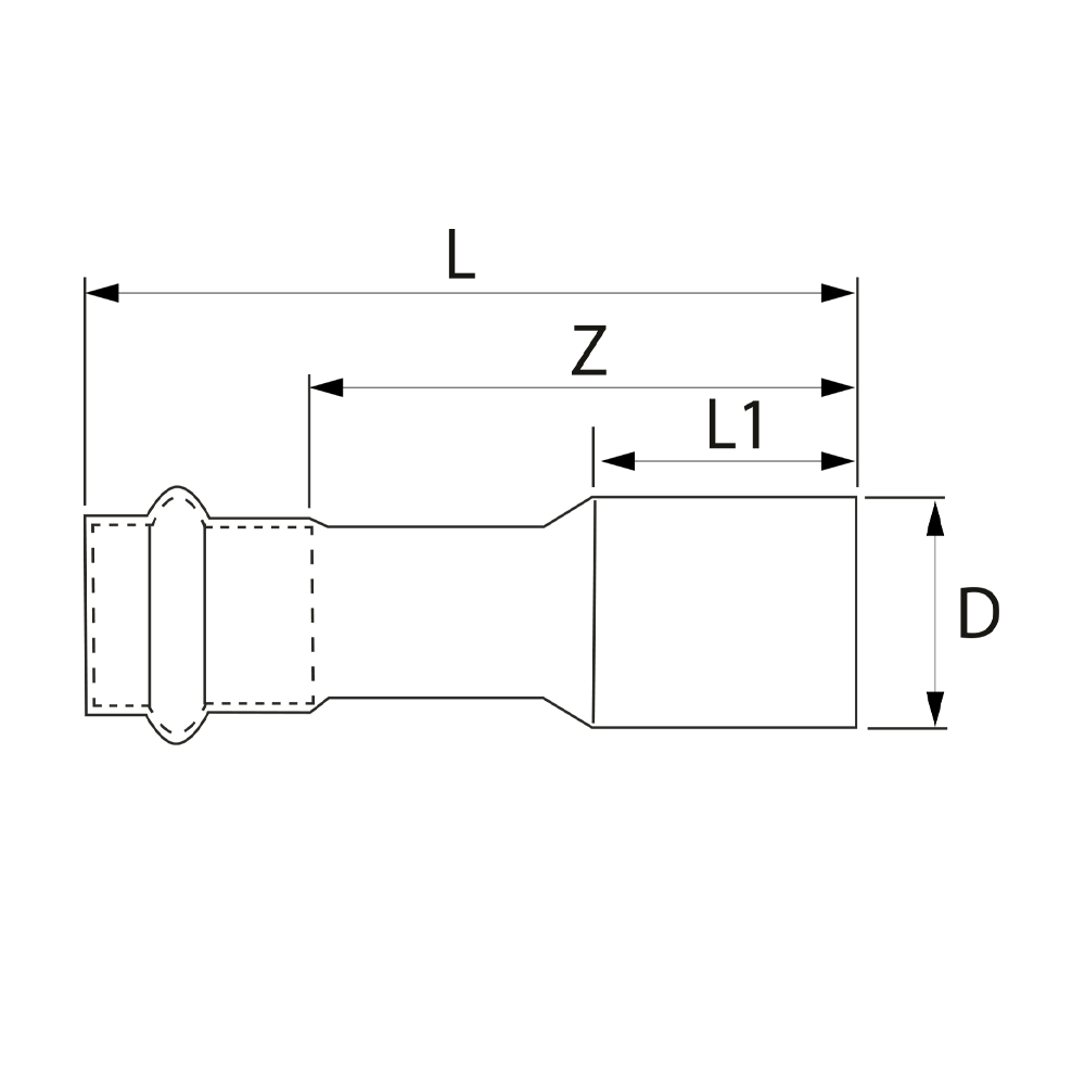 PS52430281800 Редукционные вставки Tece  - Вид №1
