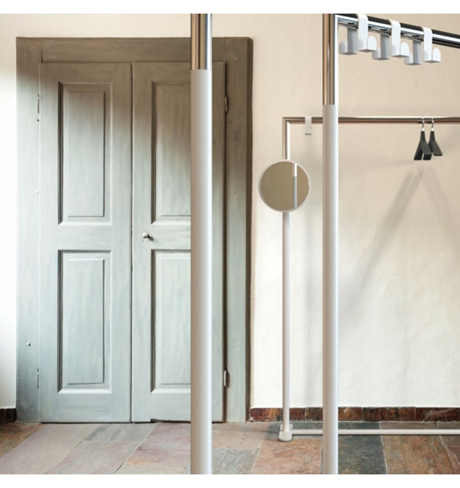 FROST Зеркало 6007 ф / Букто » белое Пластик Белый U6007-W  - Вид №1