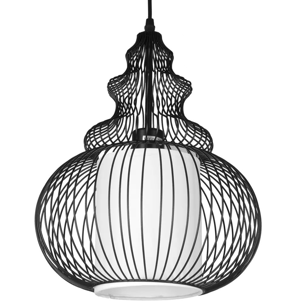 Светильник Globo 1xE2740 Вт, 30 см, цвет чёрный 18779121 STLM-2172171 