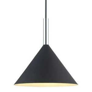 Светильник подвесной Nyso, Ø21, черный/хром