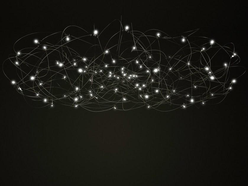 Quasar Подвесной светильник из никеля Curled sun-id-1407432 - Вид №1