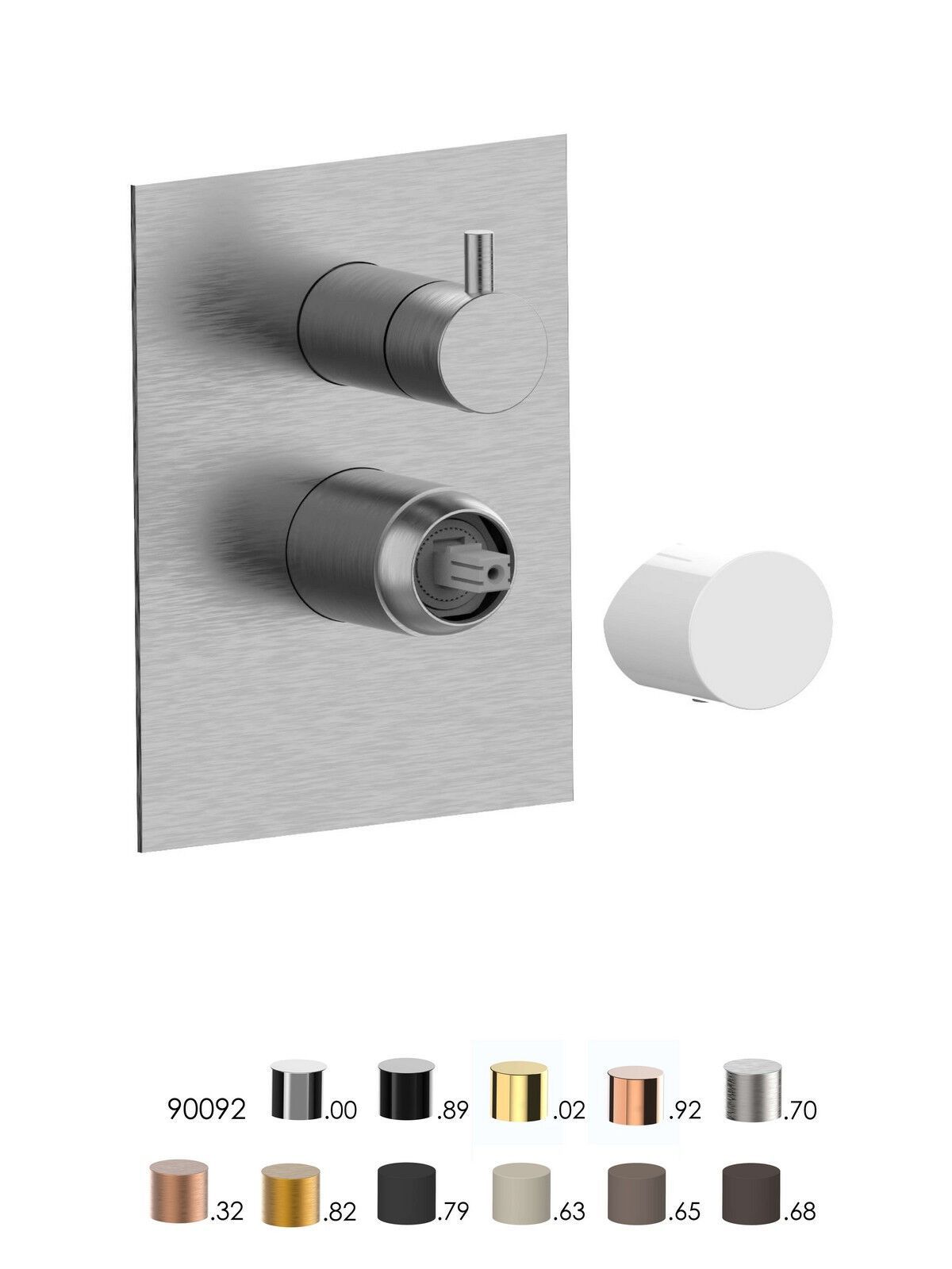 Встраиваемый однорычажный смеситель для душа с переключателем Rubinetterie Frattini Narciso S ARCH-00138952 - Вид №5