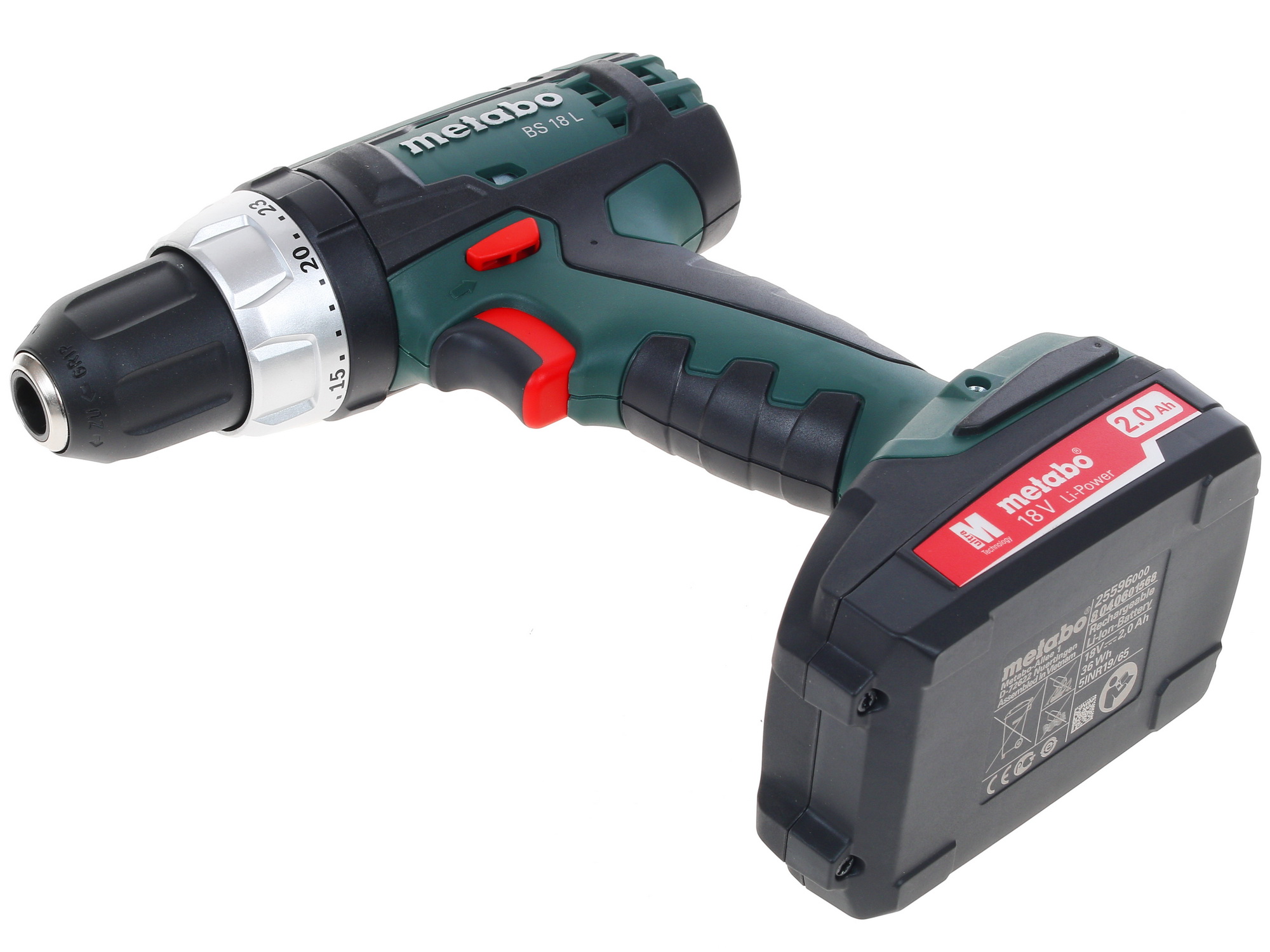 Дрель-шуруповерт Metabo BS 18 L CAS 18V 8104720 STDN-0021675 - Вид №3
