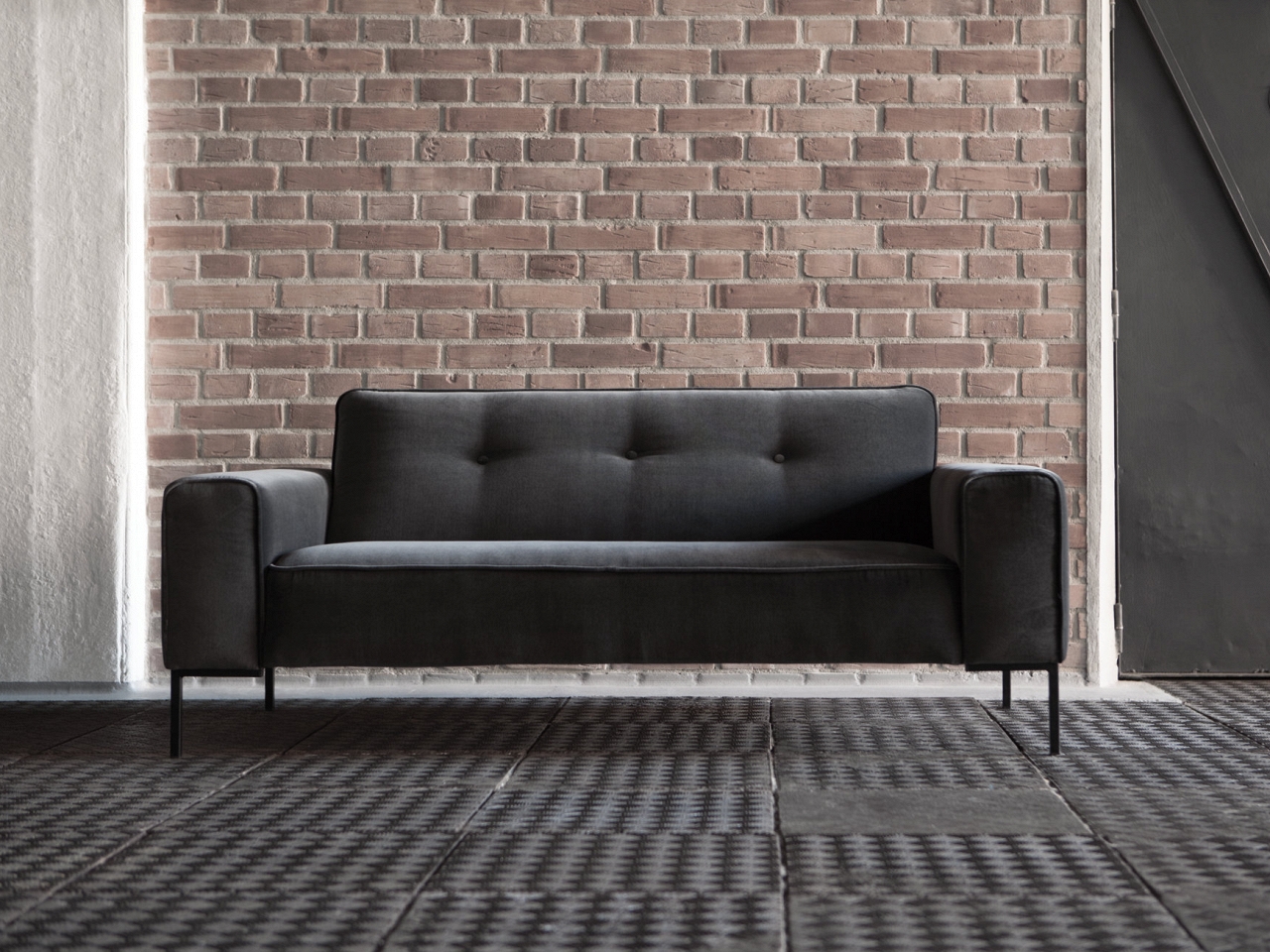 Диван Ville двухместный прямой светло-серый SITS VILLE 192417 Серый  - Вид №6