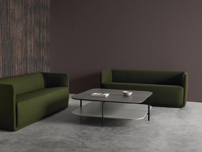 Kendo Mobiliario Низкий прямоугольный журнальный столик с журнальной полкой Exo sun-id-1361563 - Вид №2