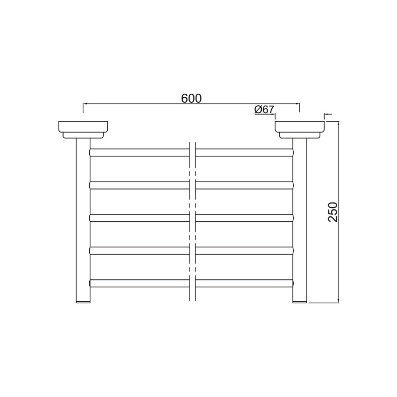 AQN-CHR-7781A Полка для полотенец Jaquar Queen's Santreyd  - Вид №1