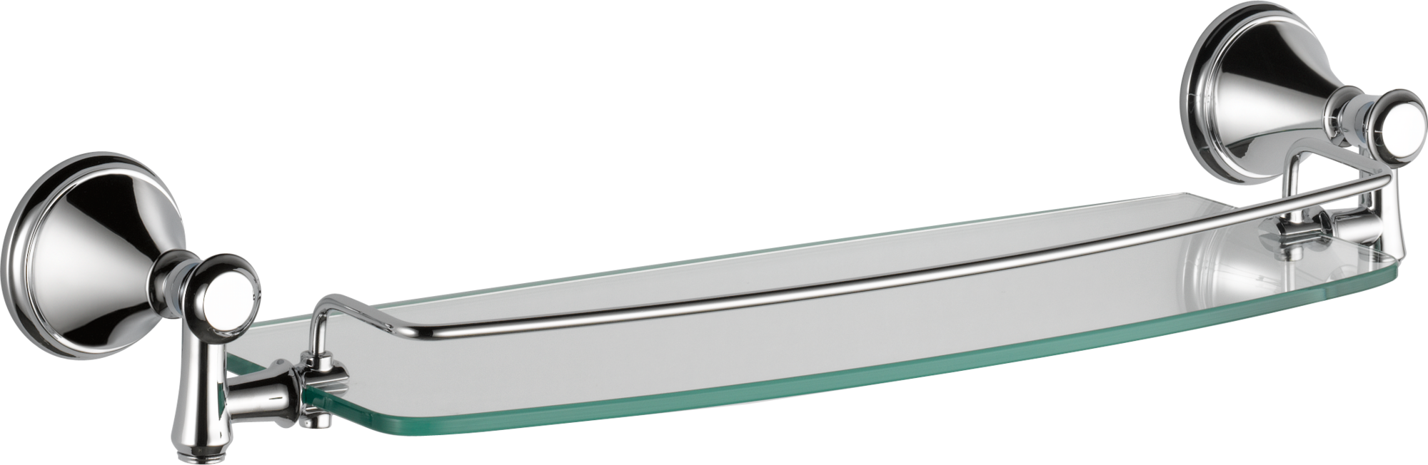 79710 Стеклянная полка 18 дюймов со съемной планкой Delta Faucet Cassidy Хром  - Вид №1