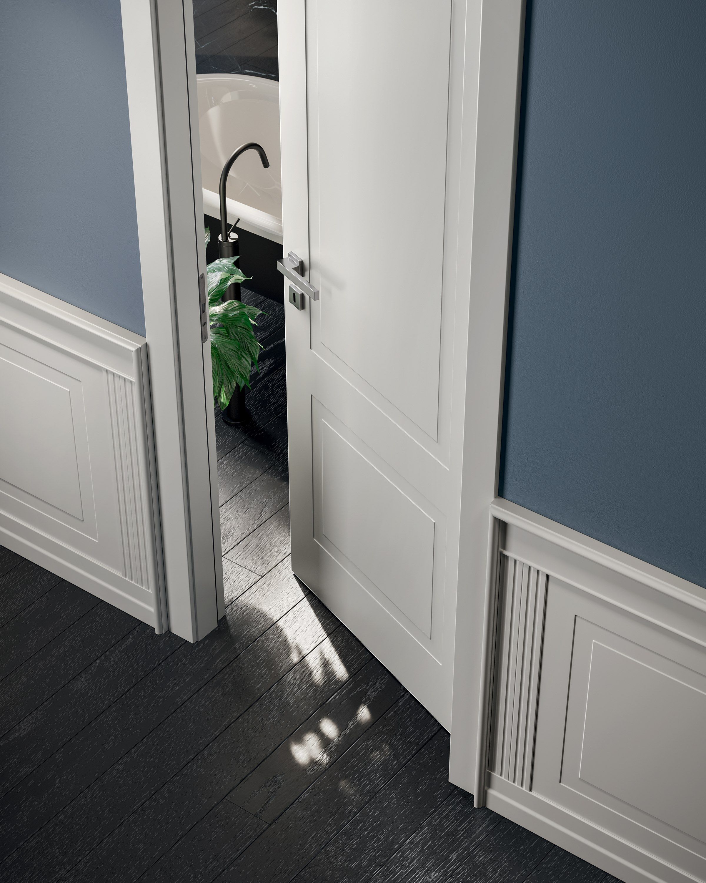 Классический стиль пантограф лаковая распашная дверь GAROFOLI Miraquadra ARCH-00093586 - Вид №5