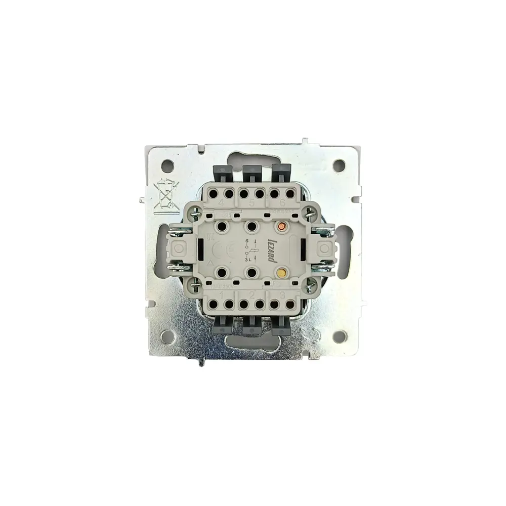 Проводная кнопка дверного звонка LEZARD Zima белая 89398412 STLM-1574109 - Вид №4