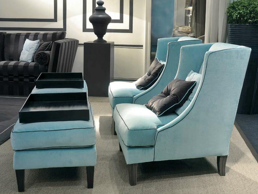 SOFTHOUSE Мягкое кресло из ткани с высокой спинкой Vittoria sun-id-1376903 - Вид №4