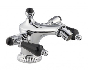 98004LCSWNEBR Смеситель The One для биде. Черные кристаллы Swarovski, цвет бронза