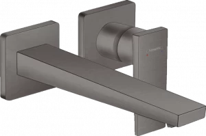 32526340 Metropol Смеситель для раковины, однорычажный, скрытого монтажа, настенный, с рычажной ручкой и изливом 22,5 см Hansgrohe