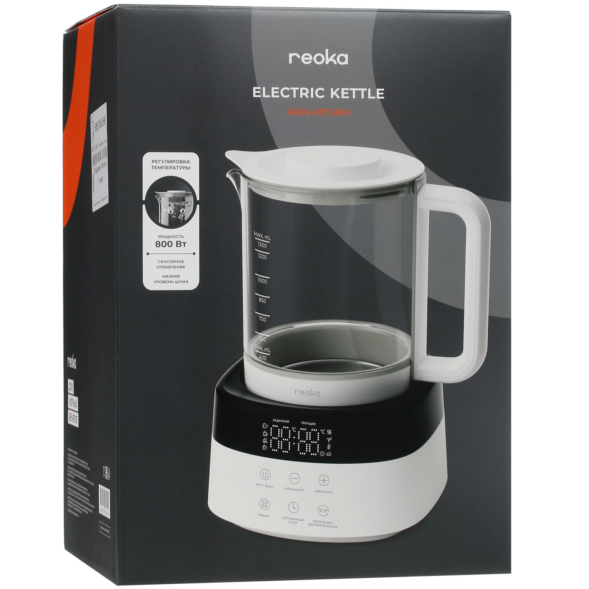 9977416 Электрочайник Reoka RKEK-09TSBW белый STDN-0044773 - Вид №10
