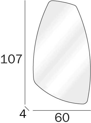 INDA® Настенное зеркало для ванной  S615100  - Вид №1