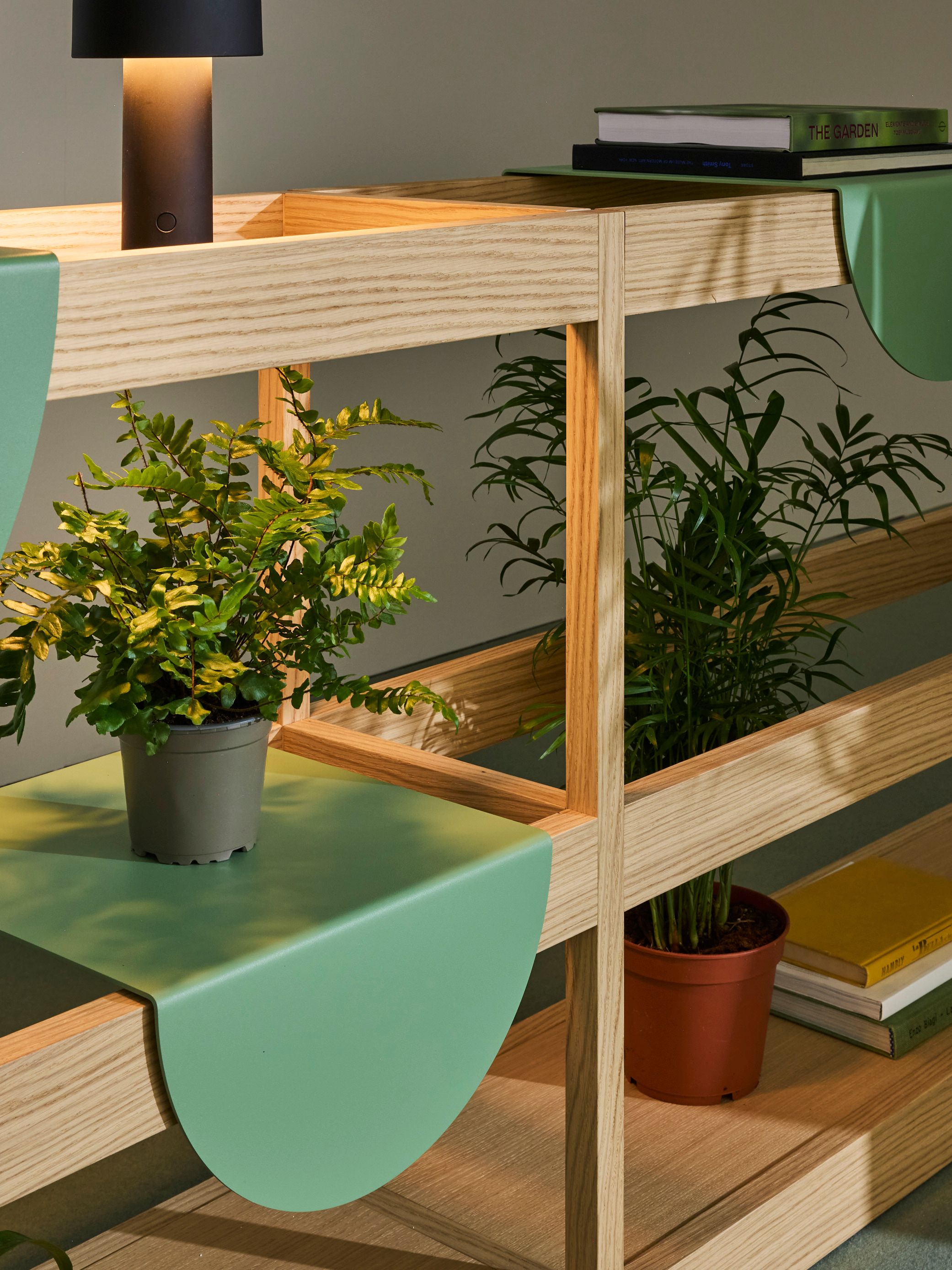 Секционный книжный шкаф из шпона XILIA BUBBLE ARCH-00128471 - Вид №9