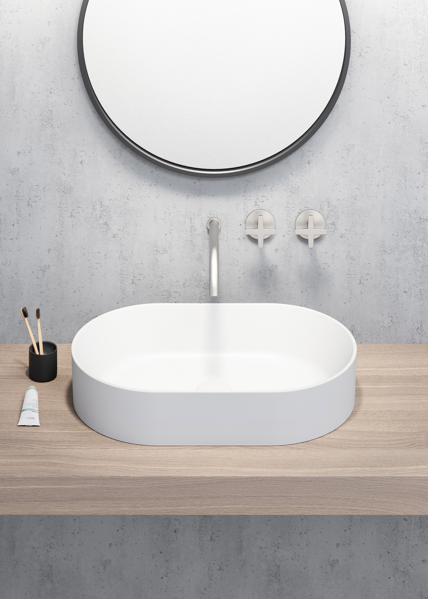 945811 Накладная раковина на столешницу  овальная GSI ceramica  - Вид №2