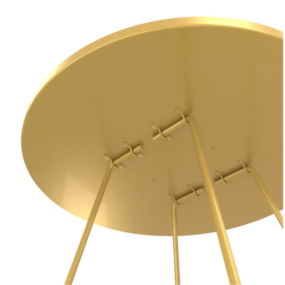 Кофейный столик круглый 45x45 см золотой 89009920 STLM-2033805 Sheffilton  - Вид №3