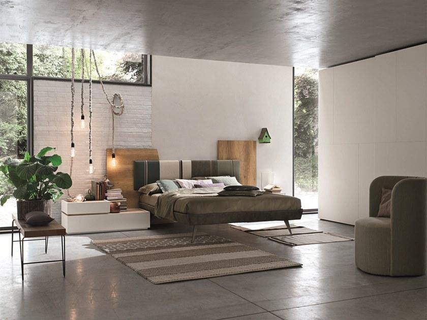 Gruppo Tomasella Прикроватная тумбочка из лакированной древесины с ящиками Replay sun-id-1430001 - Вид №3