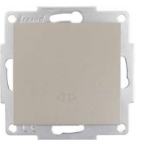 Выключатель Lezard Vesna титановый для трёх источников света 87103842