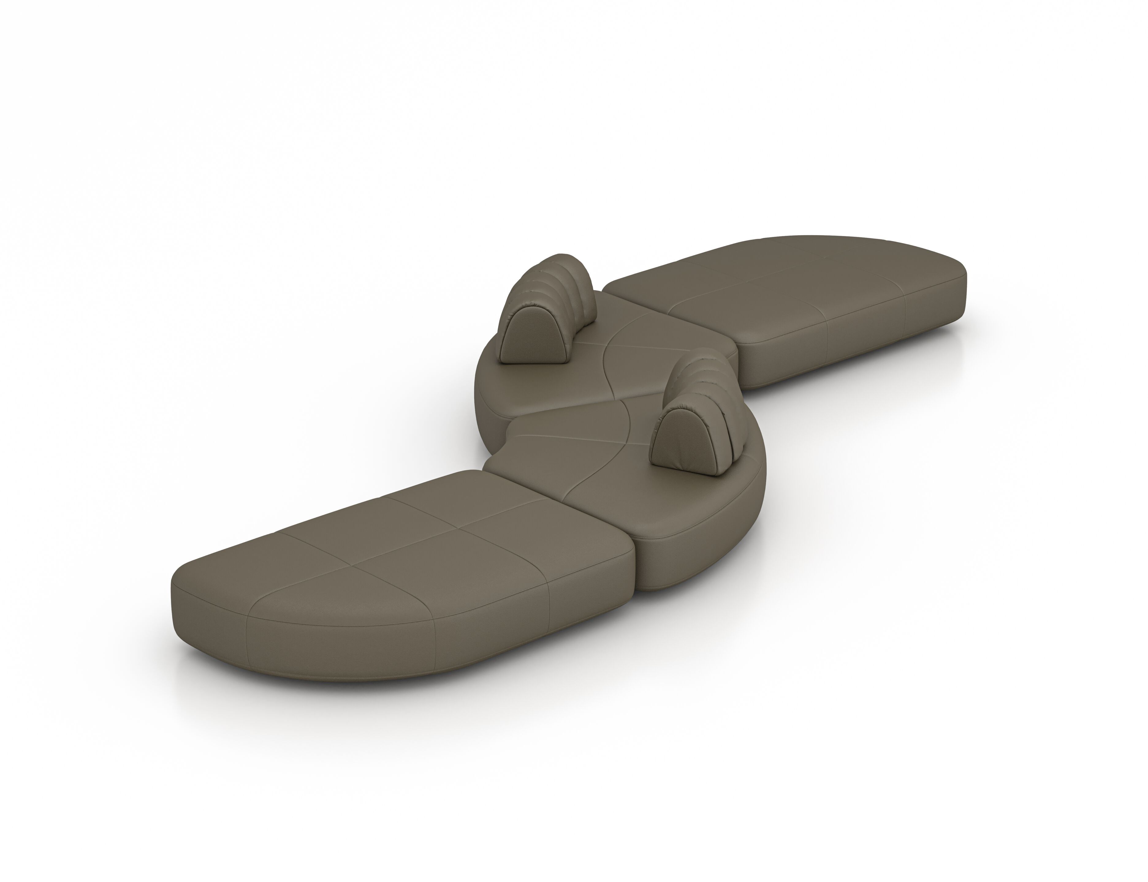 Кожаный диван de Sede DS-909 FLOW ARCH-00091590 - Вид №3