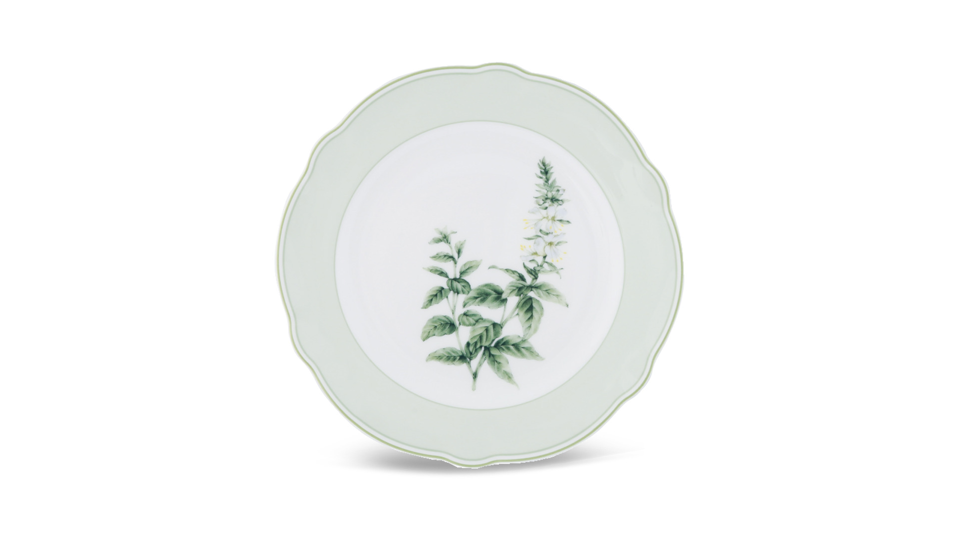 10665462 Noritake Набор из 6 тарелок закусочных Noritake "Английские травы" 21см Фарфор костяной  - Вид №1