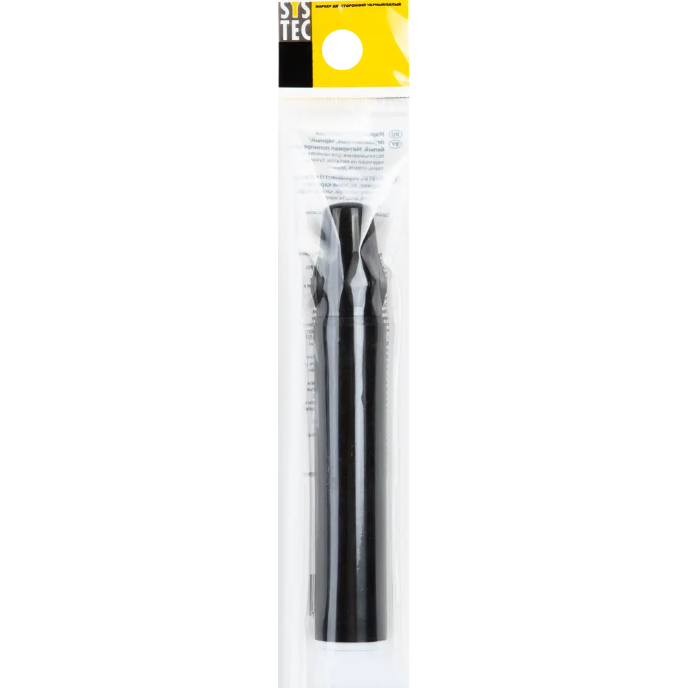 Маркер перманентный белый/чёрный Systec STLM-2133783 - Вид №1