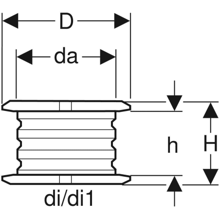 605.702.00.1 Колодка для хомута Geberit Geberit  - Вид №3