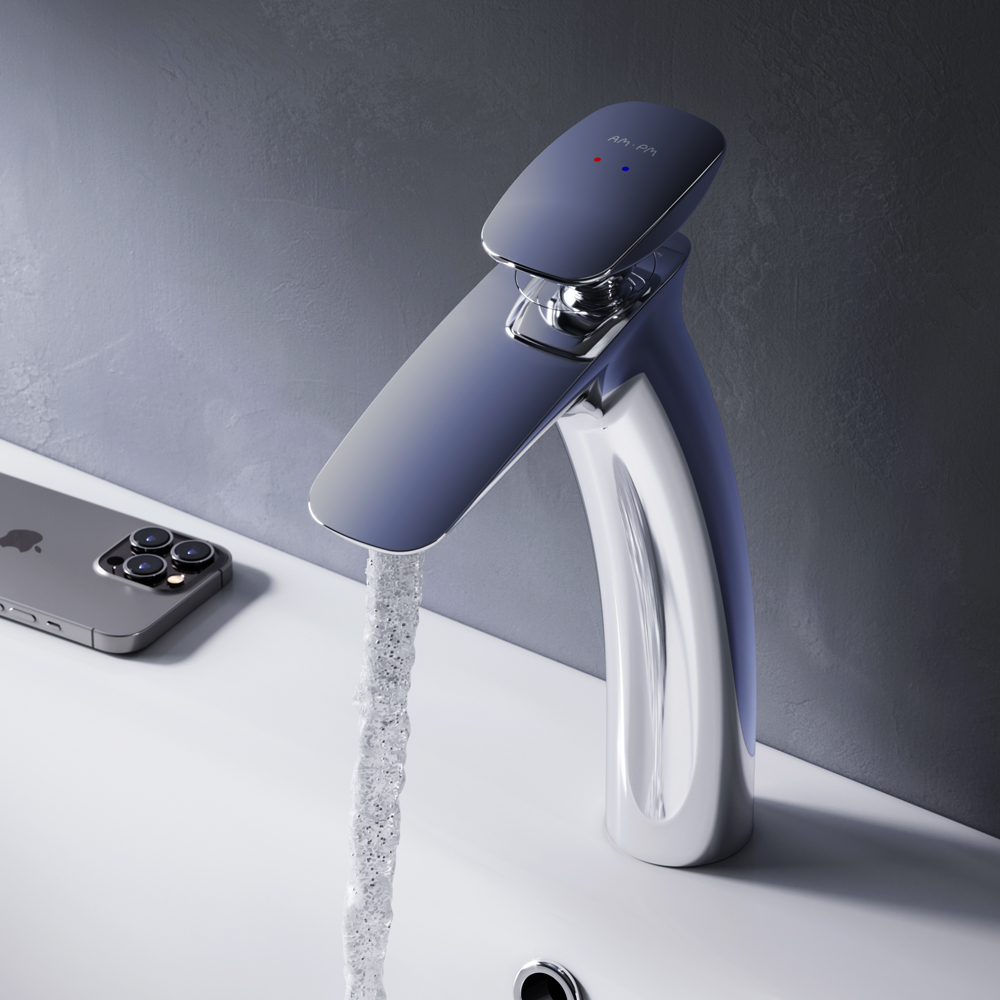 F70A92200 Spirit V2.0 смеситель д/умывальника высокий с д/к хром шт AM.PM Spirit 2.0  - Вид №1