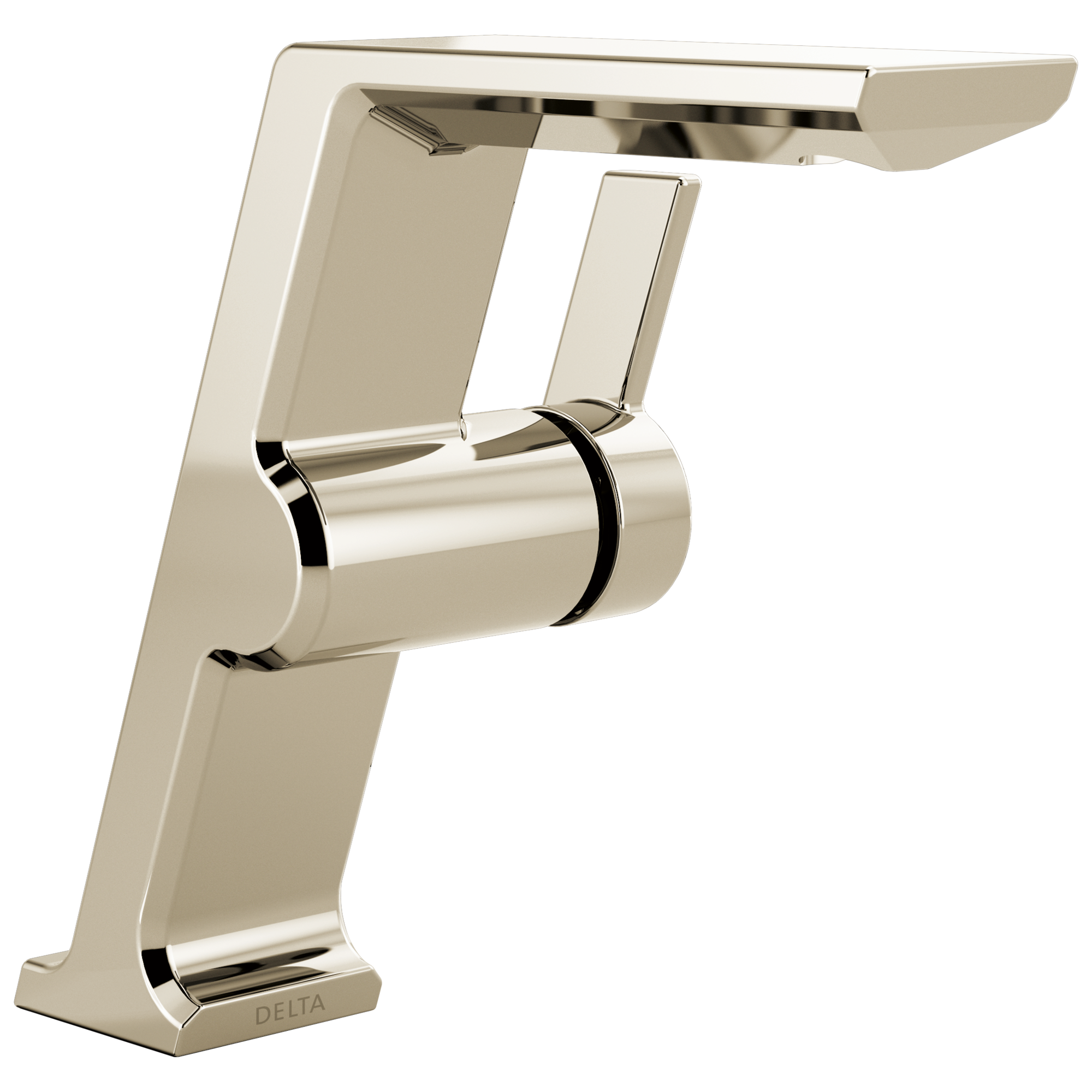 699-PN-DST Смеситель для ванной комнаты средней высоты с одной ручкой Delta Faucet Pivotal Полированный никель 
