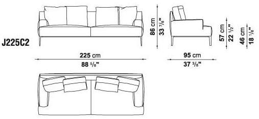 B&B Italia Project Диван из ткани Jean sun-id-1490909 - Вид №9