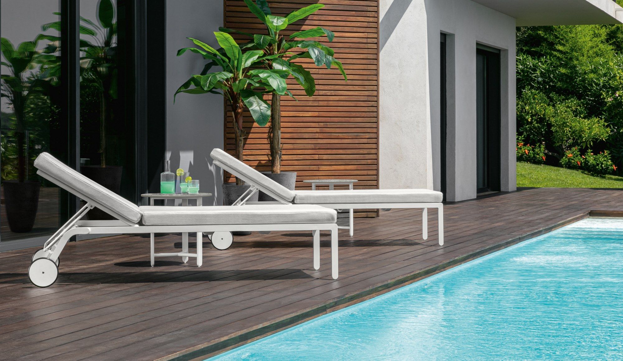 Тканевая откидная Садовая кровать с колесами Talenti Riviera ARCH-00018853 - Вид №2