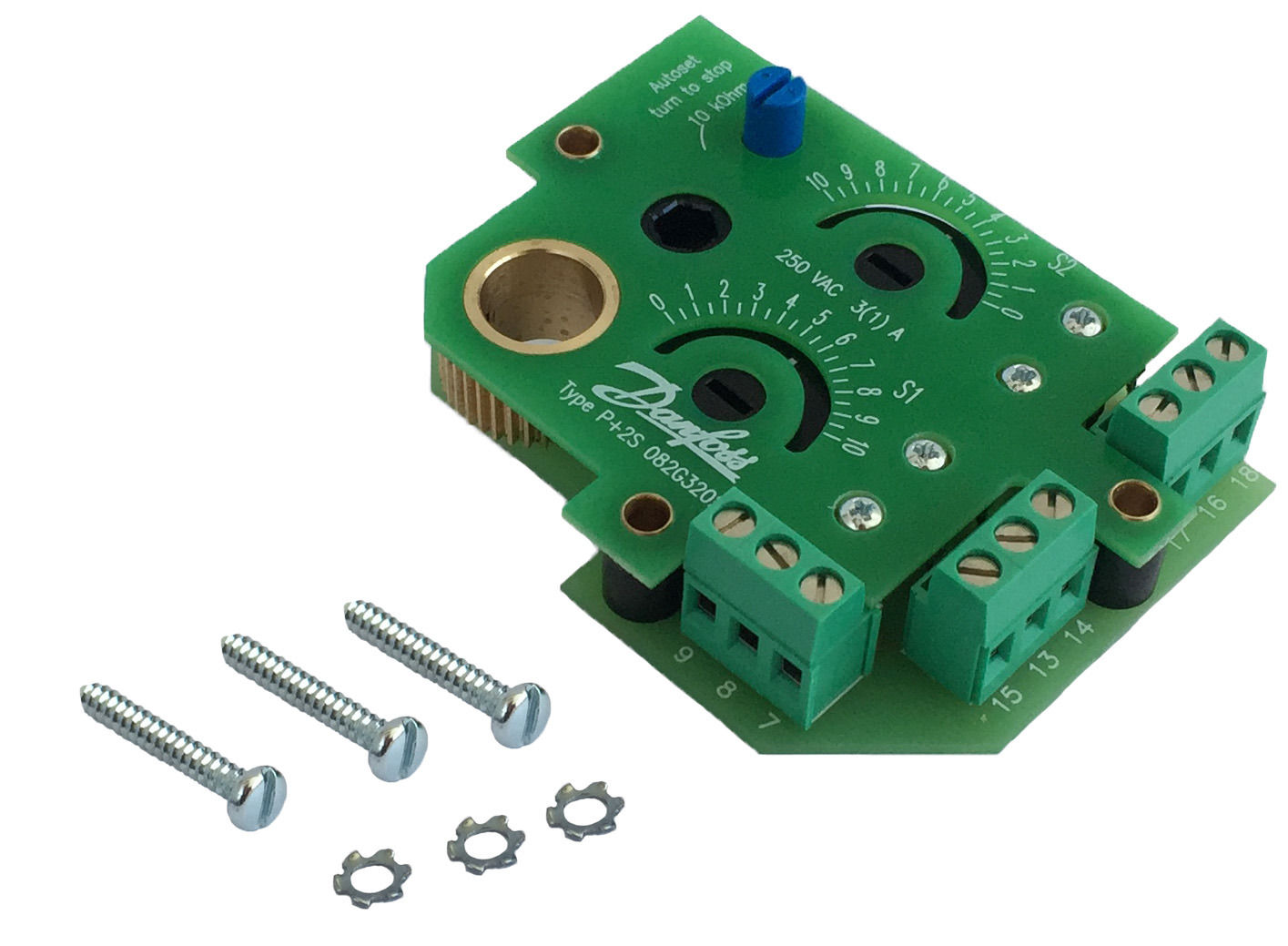 Danfoss Модули для электроприводов 2 конц. выкл+ 10 ком потенциометр 082G3202  - Вид №1
