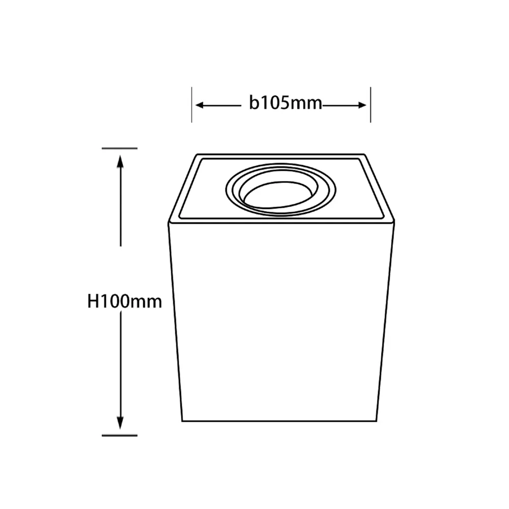 Светильник точечный накладной Ritter Arton GX10 цвет белый/черный 83978845 STLM-2060864  - Вид №10