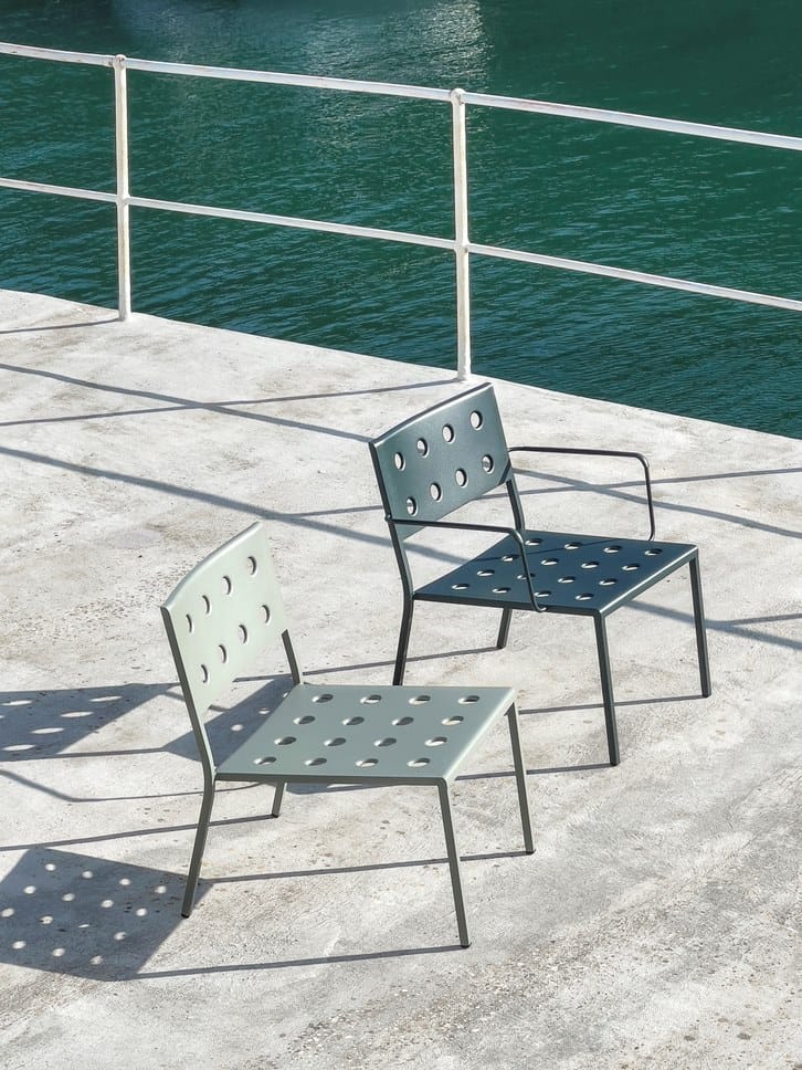 Стул для сада с порошковым покрытием с подлокотниками Hay балкон ARCH-00052849 - Вид №8