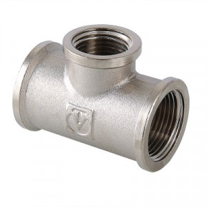 VTr.750.N.0504 Фитинг резьбовой – тройник переходной Valtec 3/4" х 1/2" х 3/4"