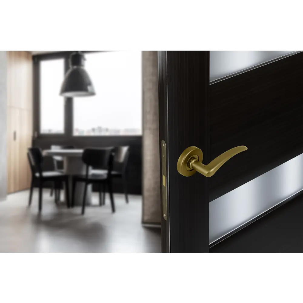 EDSON Дверная ручка на розетке E 015-S в бронзовом анодировании 18743603 STLM-0012366 - Вид №9