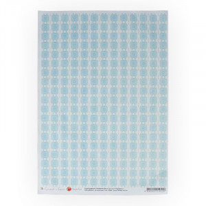 01022 Дизайнерская бумага 21 x 29.7 см СК "Пузырьки мини" Чип-Арт