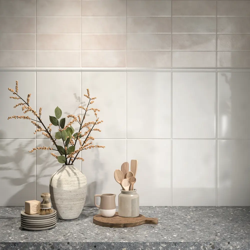 Kerama Marazzi Лион: розовая глянцевая плитка для ванной 20x30 см 89380750 STLM-1373019 - Вид №1