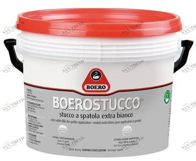 Boero Bartolomeo Экстра белая шпатлевка, шлифуется сухим способом Diluenti e stucchi 700.205