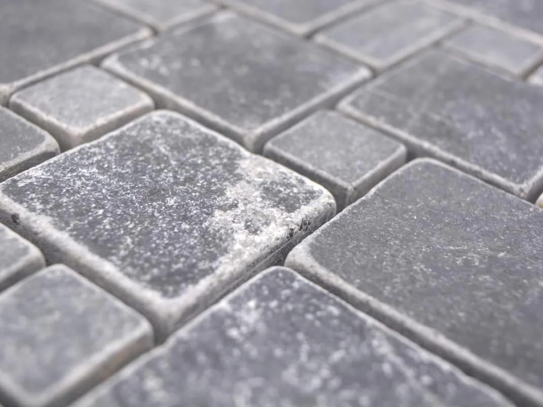 Мраморный пол Nero Marquina Mosaix Opus ARCH-00002577