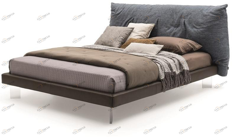 Ditre Italia Двуспальная кровать с мягким изголовьем Papilo sun-id-1473526